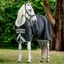 Horseware Amigo Bravo 12 Original 50g Turnout Rug - Black/Titanium Grey Silver