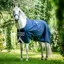 Horseware Amigo Bravo 12 Original 50g Turnout Rug - Navy/Titanium Grey Silver