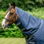 Horseware Amigo Bravo 12 XL Turnout Rug Hood 0g - Navy/Titanium Grey Silver