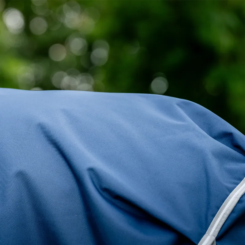 Horseware Amigo Bravo 12 Plus Lite 0g Turnout Rug - Navy/Titanium Grey Silver-5