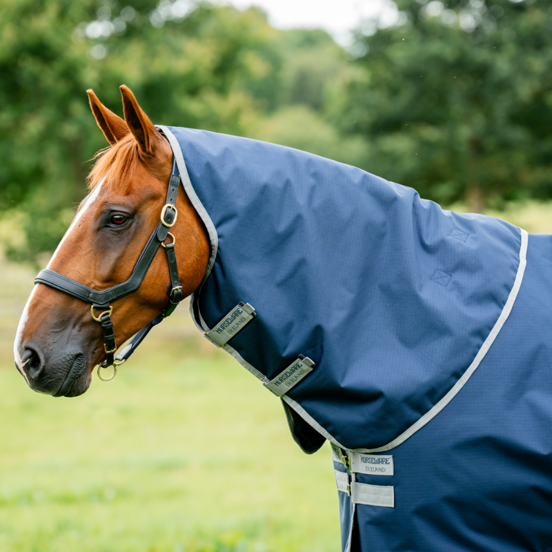 Horseware Amigo Ripstop 900 Plus 200g Turnout Rug - Navy/Titanium Grey-5