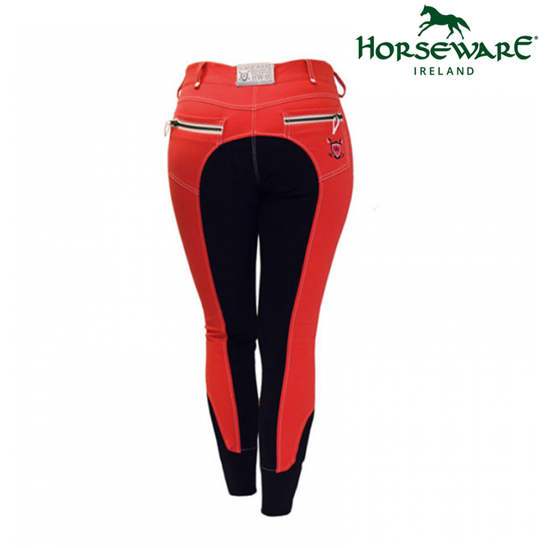 Horseware Adalie Ladies Full Seat Breeches - Watermelon-1