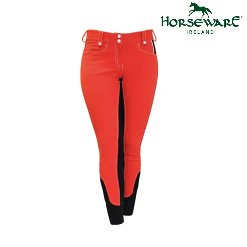 Horseware Adalie Ladies Full Seat Breeches - Watermelon