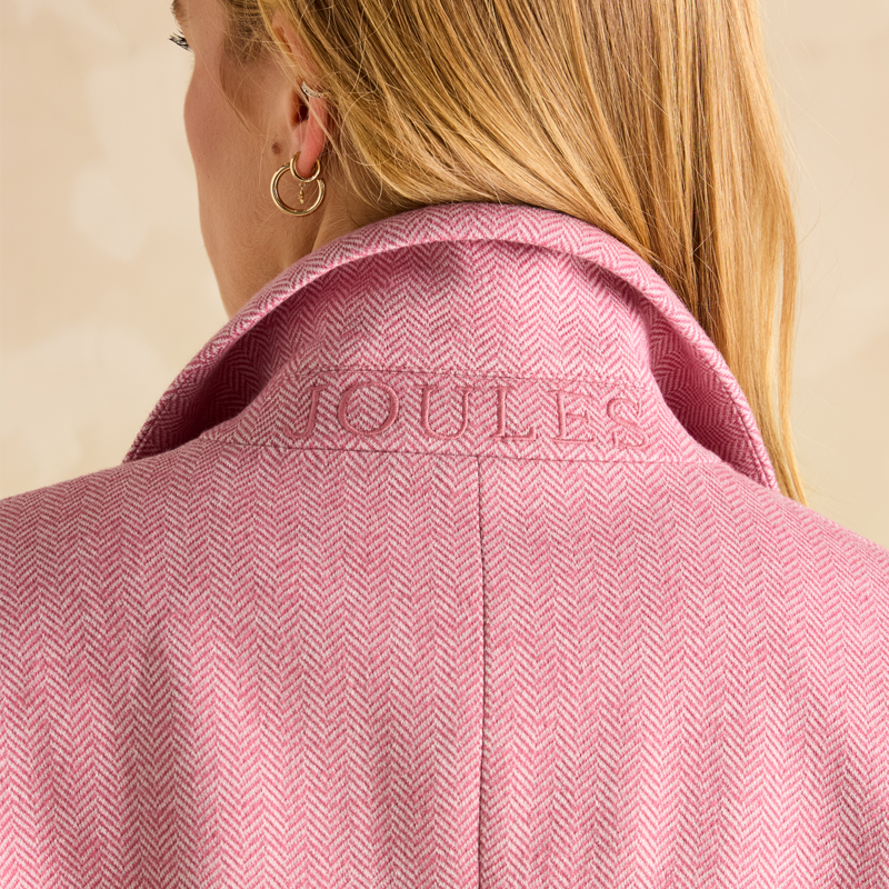 Joules Ladies Albury Cotton Blazer - Pink-5