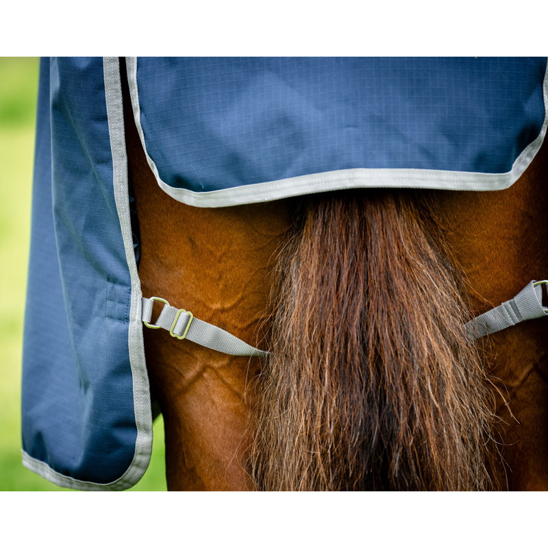 Horseware Amigo Ripstop 900 Original 50g Turnout Rug  - Navy/Titanium Grey-2