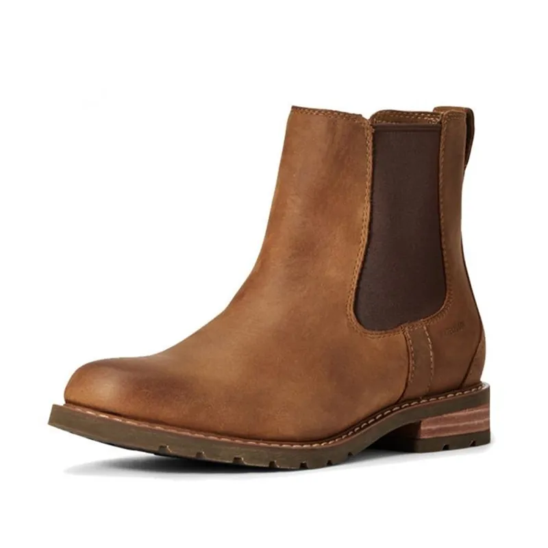 Ariat Women's Wexford Waterproof Chelsea Boot - Weathered Brown