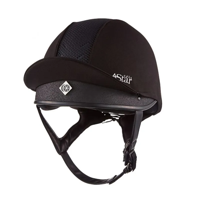 Charles Owen 4 Star Jockey Skull - Black