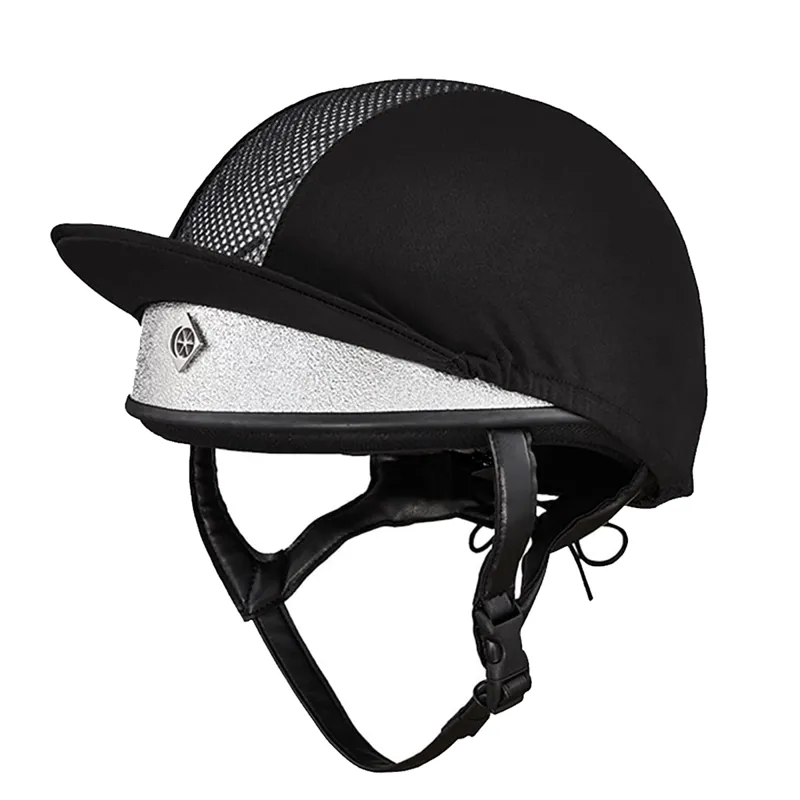 Charles Owen Pro II Jockey Skull - Silver