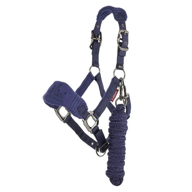 Mini LeMieux Fleece Headcollar - Ink Blue