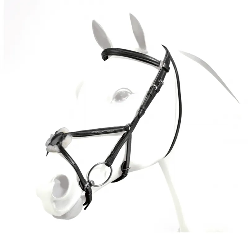 Equipe Emporio Fancy Stitch Grackle Bridle - Black/Silver