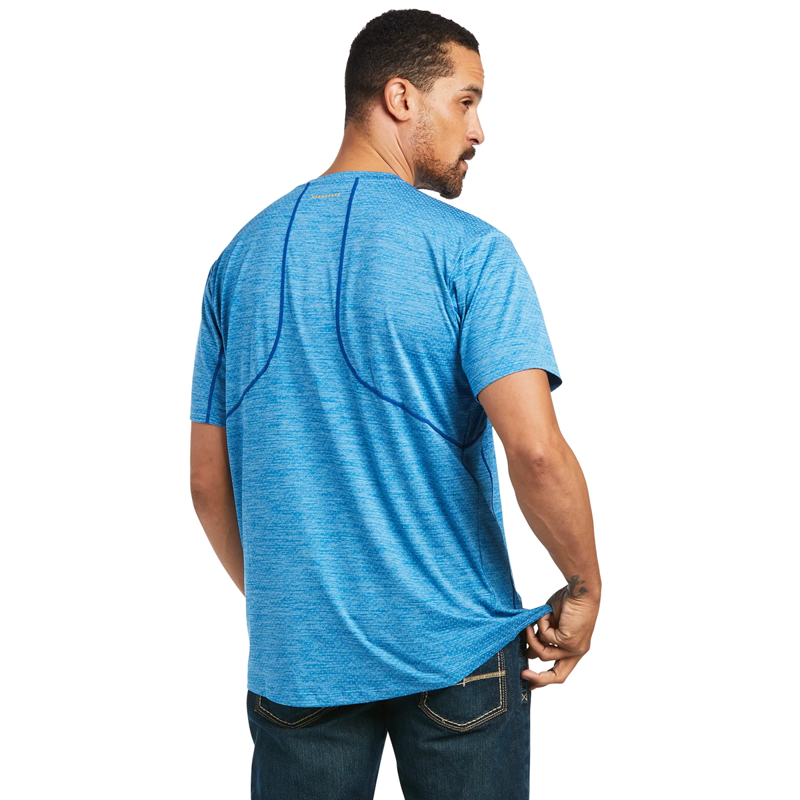 Ariat Men's Rebar Evolve Athletic T-Shirt - Deep Water-1