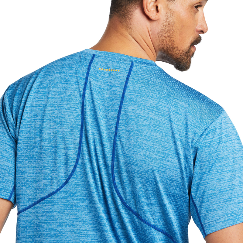 Ariat Men's Rebar Evolve Athletic T-Shirt - Deep Water-2