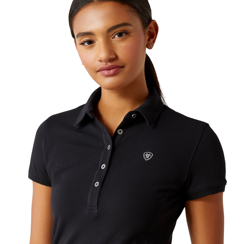 Ariat Women's Prix 3.0 Polo - Black-2