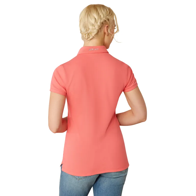 Ariat Women's Prix 3.0 Polo - Coral Paradise-1