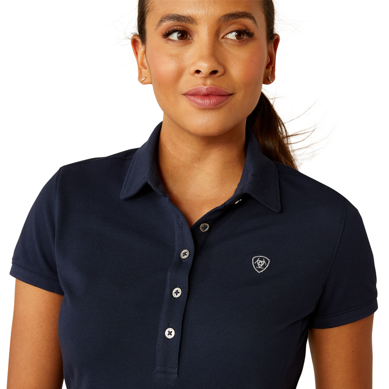 Ariat Women's Prix 3.0 Polo - Navy Eclipse-2