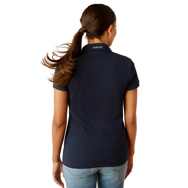 Ariat Women's Prix 3.0 Polo - Navy Eclipse-1