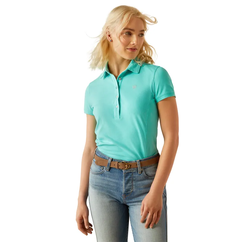 Ariat Women's Prix 3.0 Polo - Pool Blue