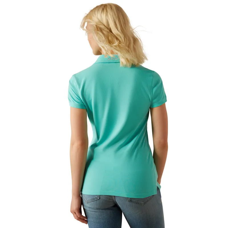 Ariat Women's Prix 3.0 Polo - Pool Blue-1