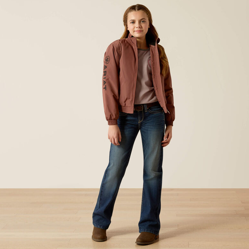 Ariat Youth Stable Insulated Jacket - Marron-4