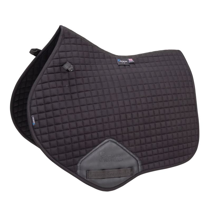 Shires ARMA Deluxe Cotton Jump Saddlecloth - Black