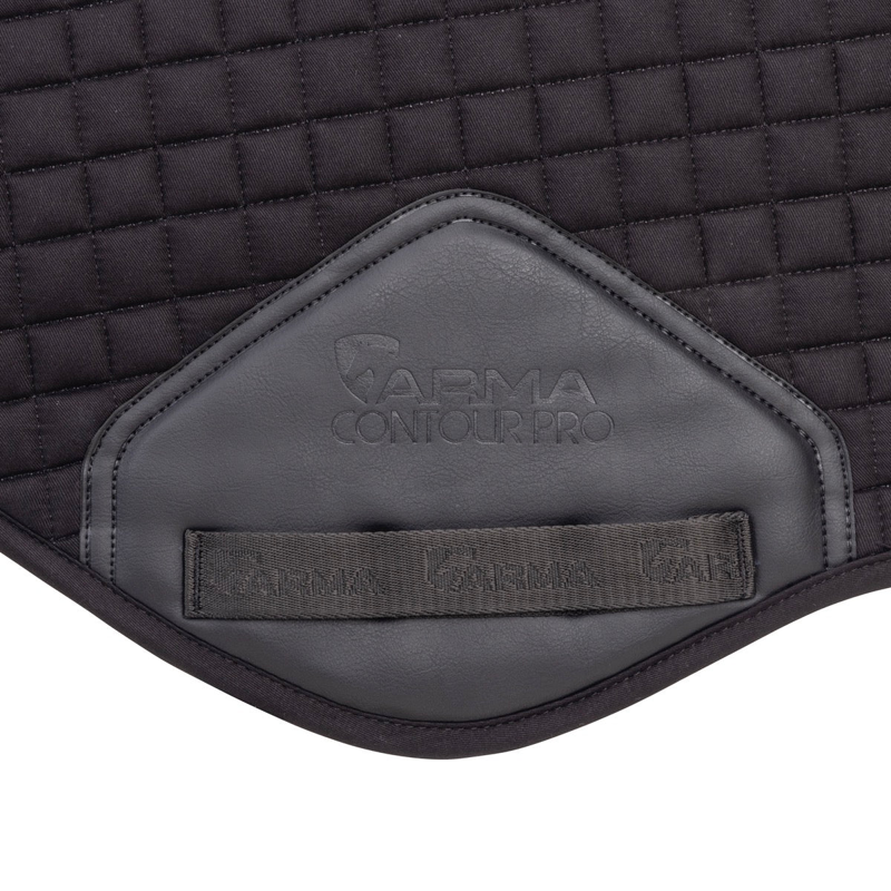 Shires ARMA Deluxe Cotton Jump Saddlecloth - Black-4