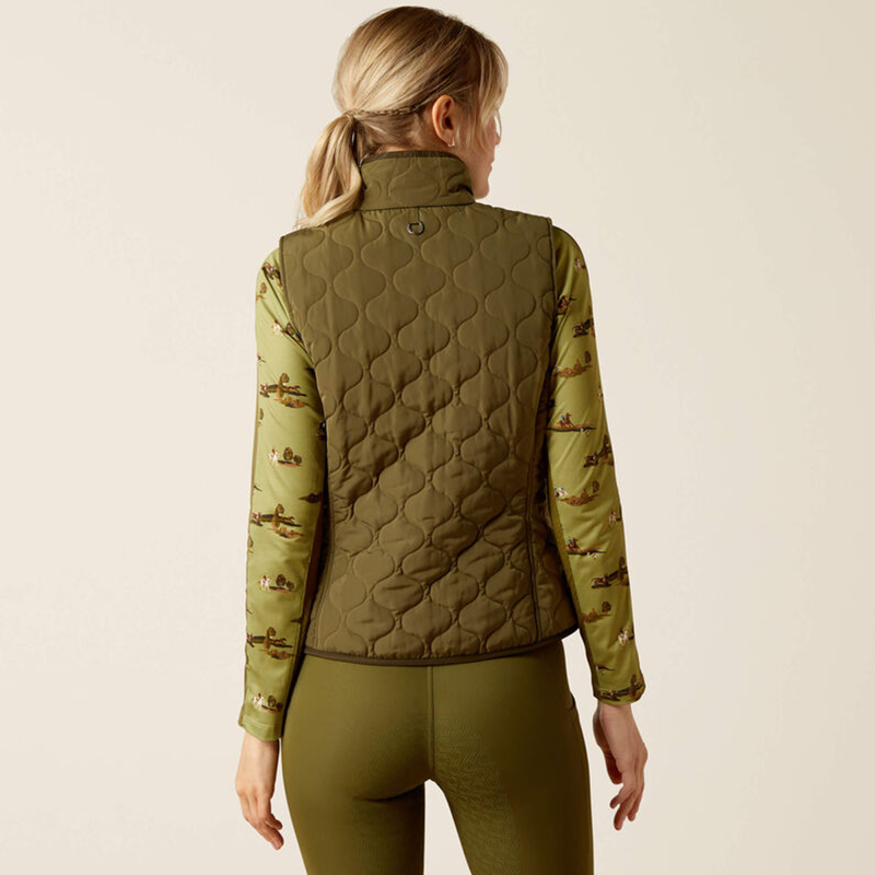 Ariat Women's Ashley 2.0 Insulated Gilet - Winter Moss-1