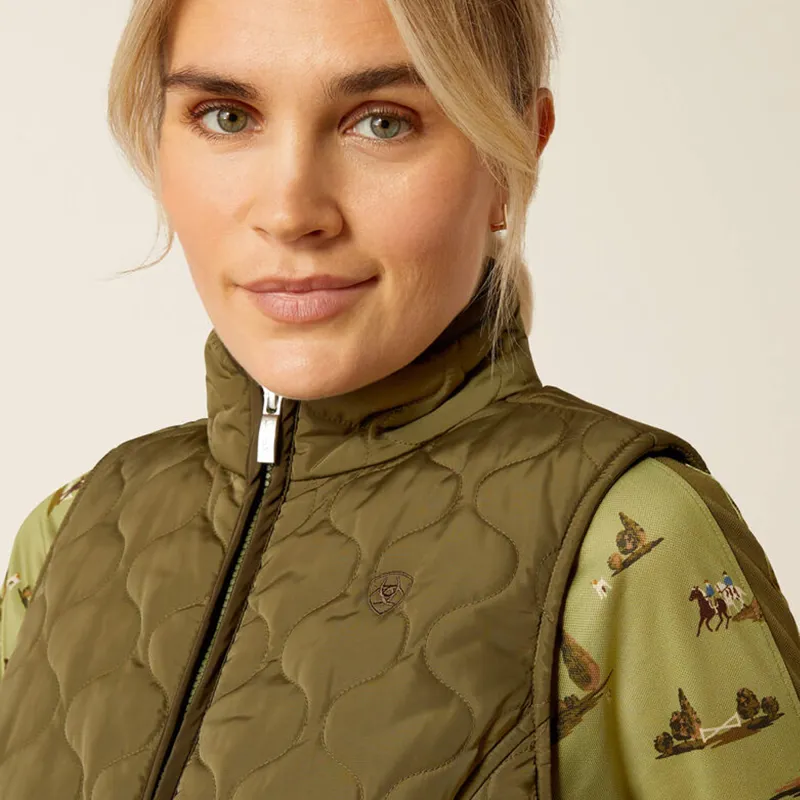 Ariat Women's Ashley 2.0 Insulated Gilet - Winter Moss-4