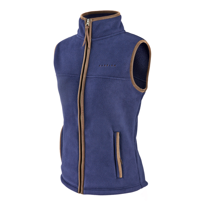 Aubrion Young Rider Core Fleece Gilet - Navy-1