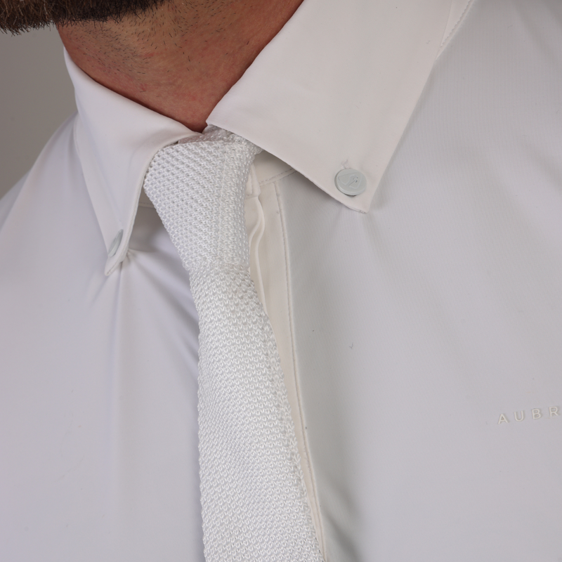Aubrion Optima  Men's MX Button Show Shirt - White-2
