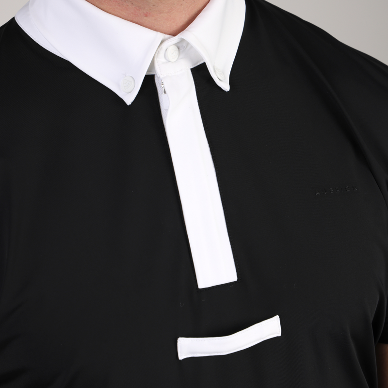 Aubrion Optima Men's MX Zip Show Shirt - Black-1