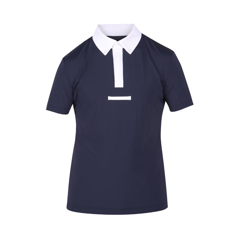 Aubrion Optima Men's MX Zip Show Shirt - Navy-5