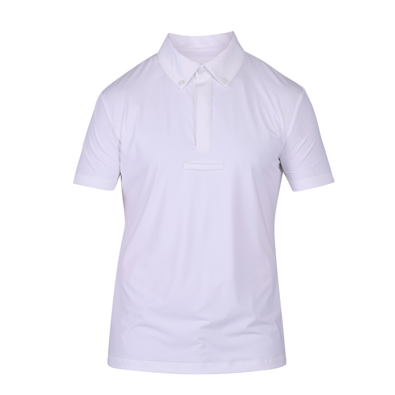 Aubrion Optima Men's MX Zip Show Shirt - White-3