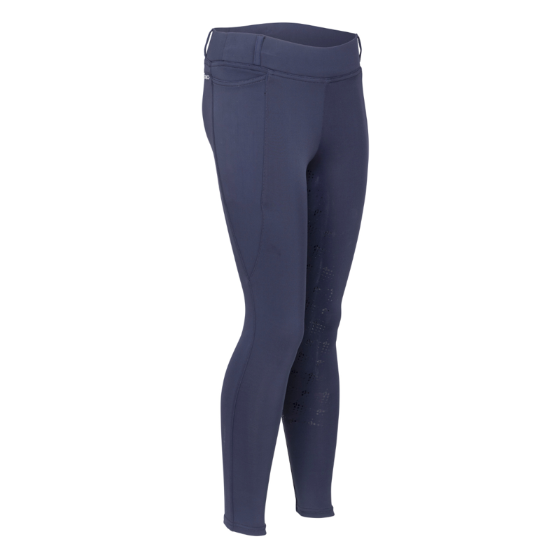 Aubrion Young Rider Optima LX Riding Tights - Navy-2