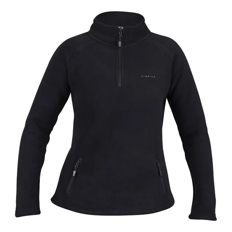 Aubrion Ladies Restore Half Zip Fleece - Black