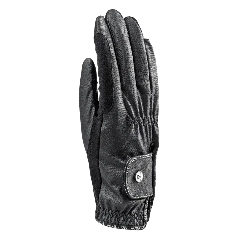Aubrion Stadium FlexFit Riding Gloves - Black