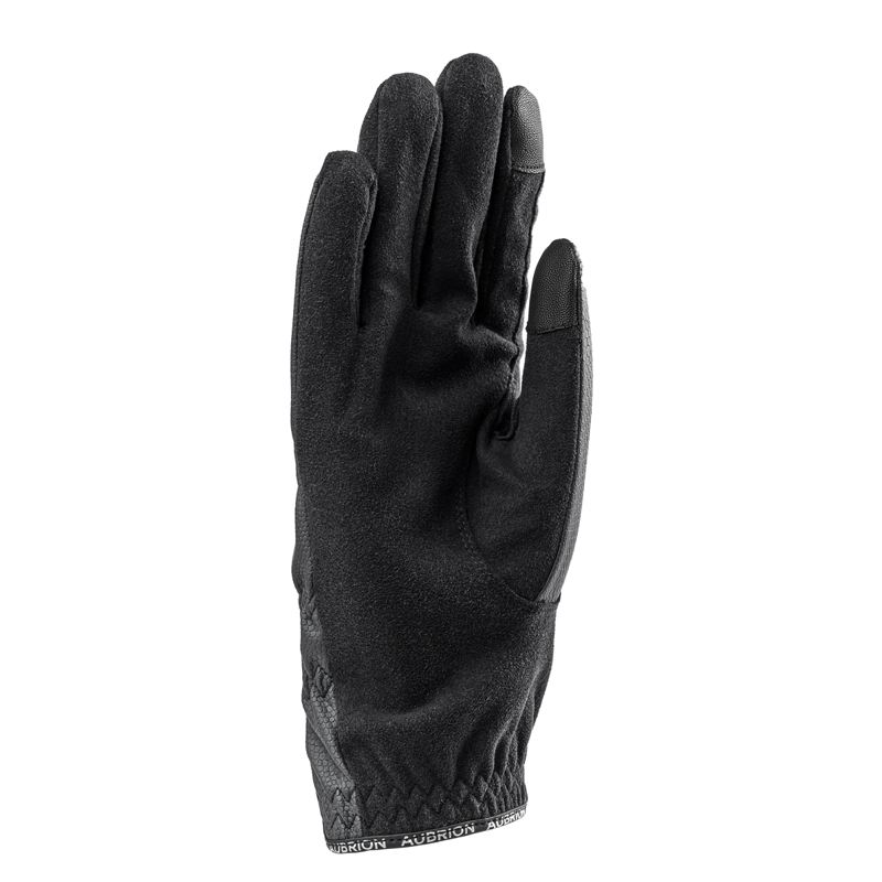 Aubrion Stadium FlexFit Riding Gloves - Black-1