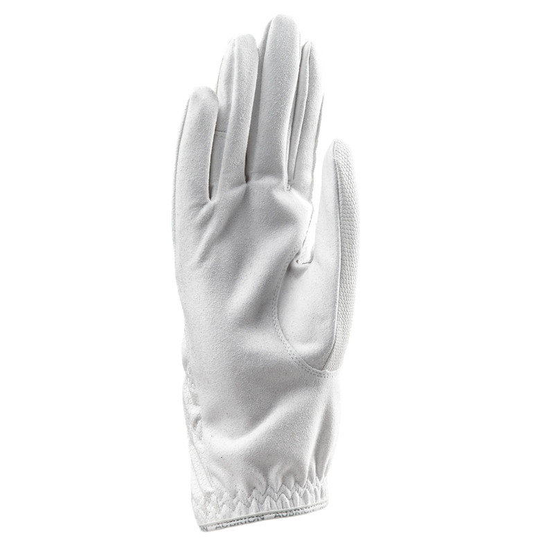 Aubrion Stadium FlexFit Riding Gloves - White-1