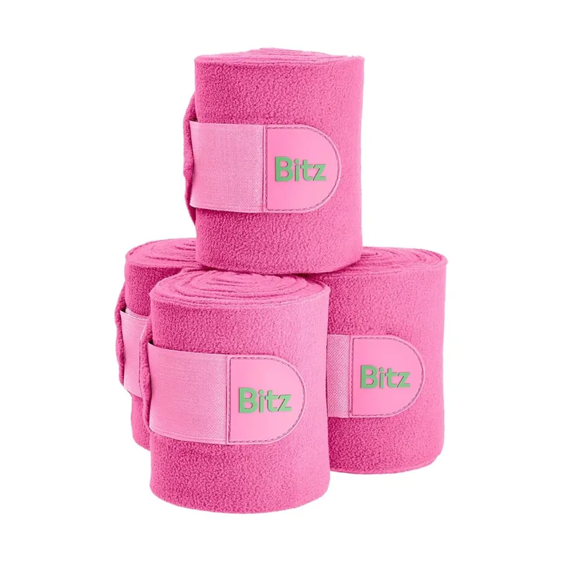 Bitz Fleece 4 Pack Bandages - Pink