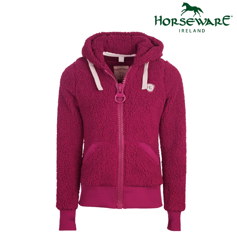 Horseware Fluffy Softie Ladies Fleece - Berry