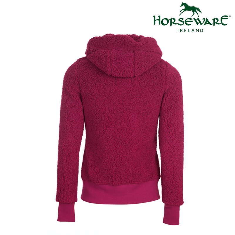 Horseware Fluffy Softie Ladies Fleece - Berry-1