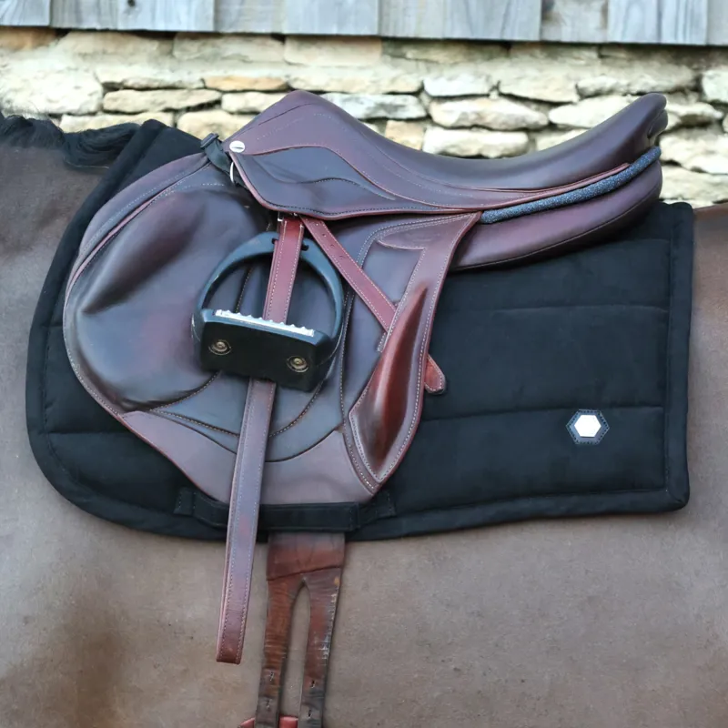 Coldstream Belford Suede GP Saddle Pad - Black