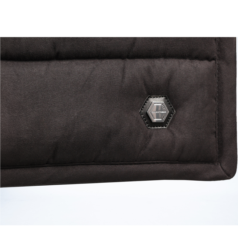 Coldstream Belford Suede GP Saddle Pad - Black-2