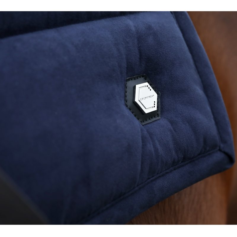 Coldstream Belford Suede GP Saddle Pad - Navy-2