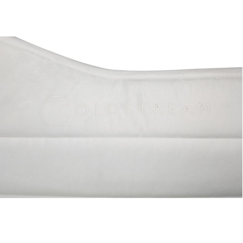 Coldstream Belford Suede GP Saddle Pad - White-1