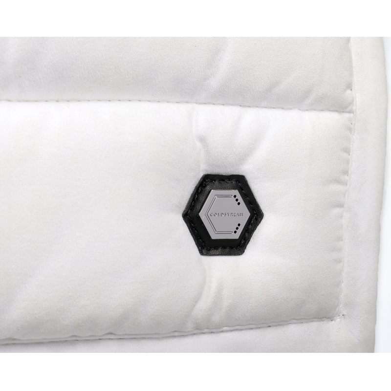 Coldstream Belford Suede GP Saddle Pad - White-3