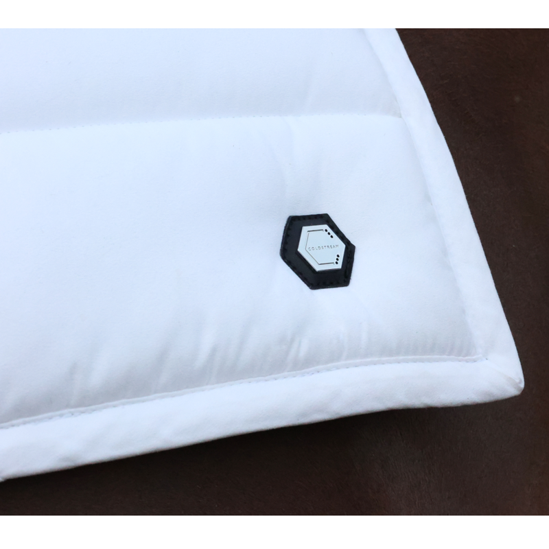 Coldstream Belford Suede GP Saddle Pad - White-2