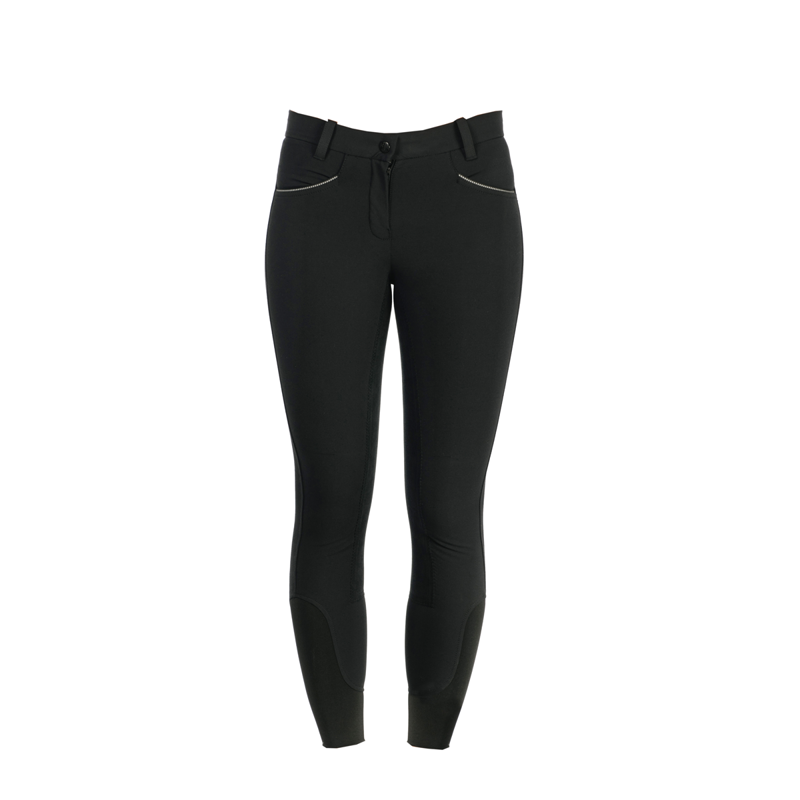 Horseware Ladies Woven Competition Breeches - Black-2