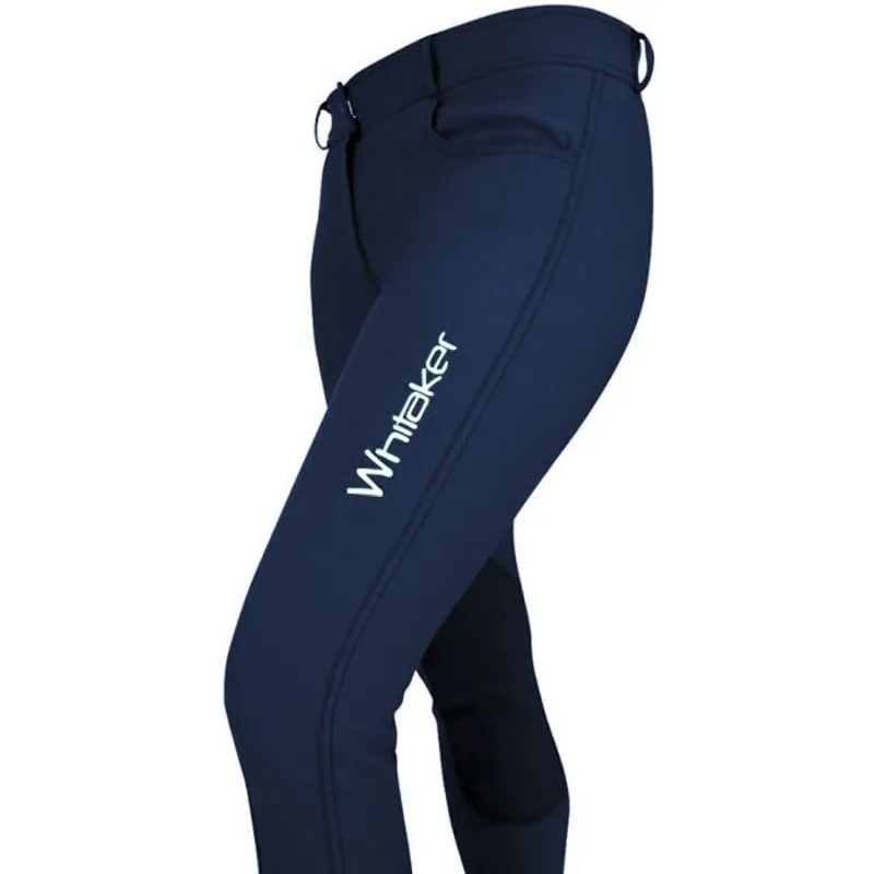 John Whitaker Blackshaw Self Seat Ladies Breeches - Navy