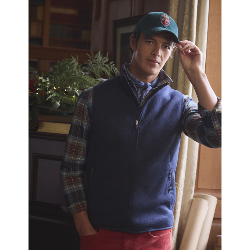 Joules Men's Broughton Fleece Gilet - Navy-7