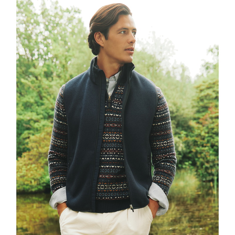 Joules Men's Broughton Fleece Gilet - Navy-6